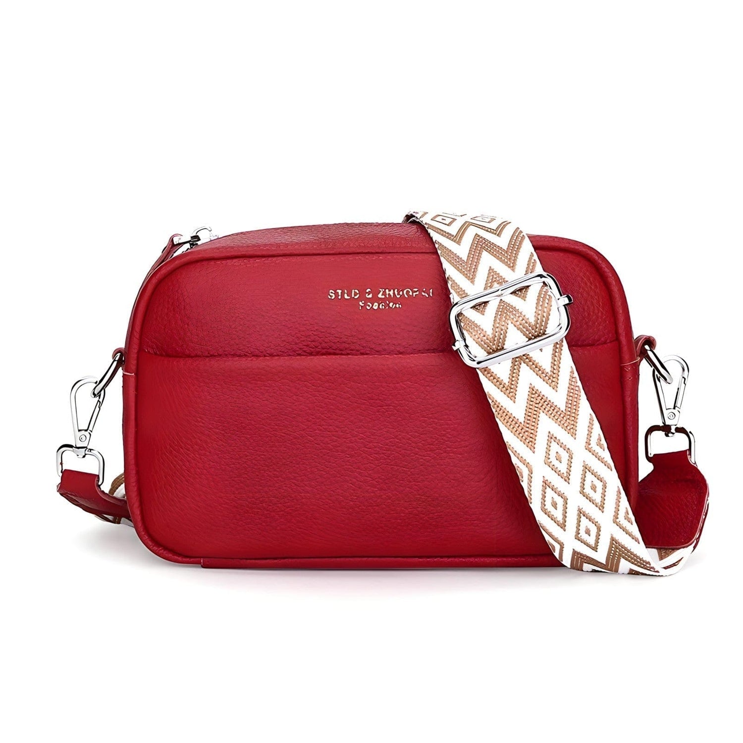 Lively® Rouge Sac à bandoulière matelassé avec porte-monnaie | Lively®