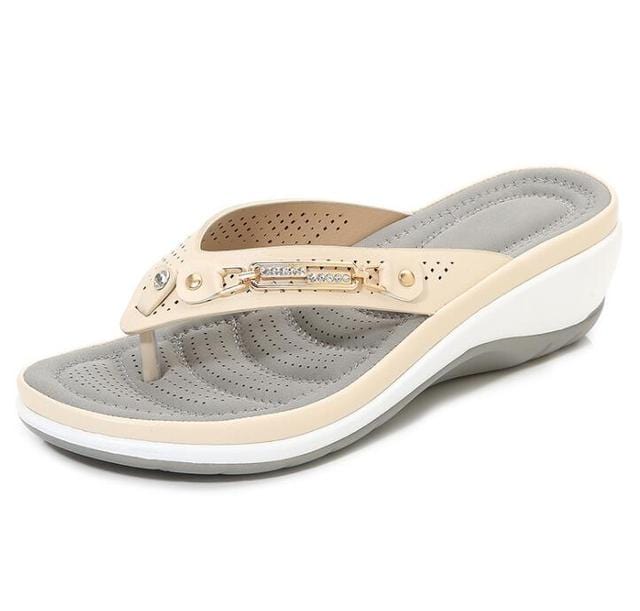 Lively® Sandales Beige / 35 Sandales maxi-confort | Lively®
